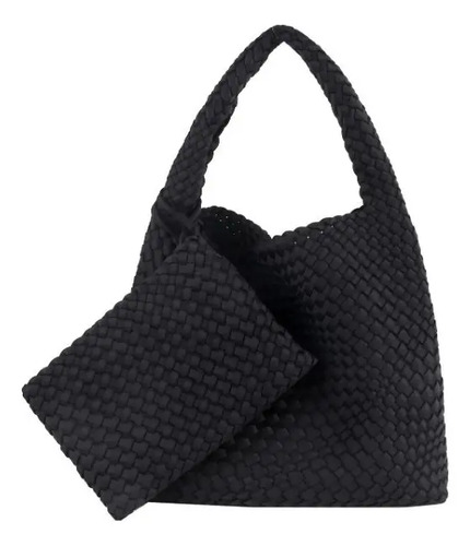Cartera De Hombro Lines2 Estilo Hobo Tejida