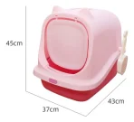 Arenero Sanitario Para Gatos Con Puerta Abatible - Imagen 13