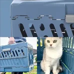 Jaula Canil Transportador De Mascotas Plegable - Imagen 9