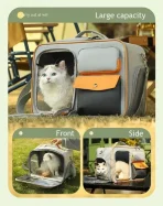 Mochila Convertible Con Ruedas Para Transporte De Mascotas - Imagen 9