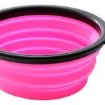 Plato De Goma Plegable Portátil Para Agua O Comida Mascotas