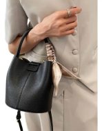Cartera De Mano Links Estilo Bucket - Imagen 3
