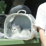 Bolso De Transporte De Mascotas Transparente - Imagen 3