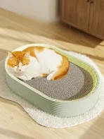 Nido Ovalado Rascador Para Gatos - Imagen 7