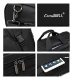 Mochila Ejecutiva 17.3 Multifuncional, Cómoda E Impermeable - Imagen 10