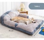 Cama Para Mascotas Con Respaldo Talla L - Imagen 5