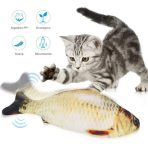 Juguete Pez Eléctrico De Peluche Para Gatos Carga Usb - Imagen 4