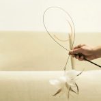 Juguete Varita Para Gatos Con Pluma Y Ventosa Fuerte - Imagen 4