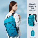 Mochila Deportiva 20 L Ligera, Plegable E Impermeable - Imagen 25