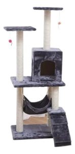 Árbol Para Gatos 4 Rascadores Con Cucha Y Hamaca