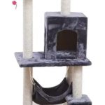 Árbol Para Gatos 4 Rascadores Con Cucha Y Hamaca