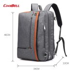 Mochila Ejecutiva 17.3 Multifuncional E Impermeable Negra - Imagen 9