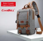 Mochila Cruzada 10 Impermeable Y Práctica Para Uso Diario - Imagen 2