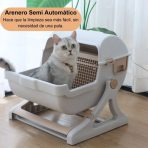 Arenero Semi Automático Para Gatos - Imagen 2