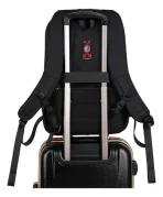 Mochila De Viaje 15.6'' Impermeable Apertura 180° - Imagen 15