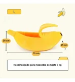 Cama Banana Para Mascotas L - Imagen 6