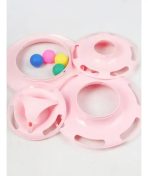 Juguete Pista De Pelotas De 4 Niveles Para Gatos Diversión - Imagen 5