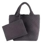 Cartera De Hombro Lines3 Estilo Tote Tejida - Imagen 6