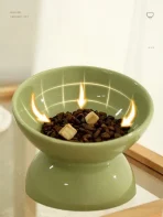 Bowl De Cerámica Para Mascotas Inclinado - Imagen 4