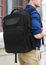 Mochila Ejecutiva 17'' Con Salida Usb (negro) - Imagen 2