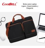 Bolso Ejecutivo Para Laptops 15.6 Ligero E Impermeable - Imagen 2
