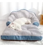 Cama Para Mascotas Con Respaldo Talla Xl - Imagen 3