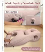 Colchón Inflable Para Embarazadas Descanso Boca Abajo - Imagen 8