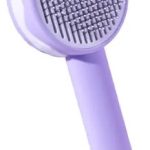 Cepillo Removedor De Pelo Para Mascotas Morado
