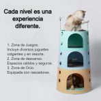 Torre Nido De 4 Niveles Para Gatos - Imagen 3