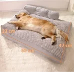 Cama Para Perro Sueño Profundo Estilo Sofá Talla L - Imagen 3