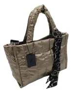 Cartera Cruzada Duff Estilo Tote Metálica - Imagen 5