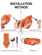Collar Con Funda Para Airtag Para Perros O Gatos Mascotas - Imagen 6