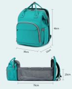 Mochila Maternal 15.6 Con Cuna Integrada E Impermeable - Imagen 8