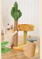 Torre De Juegos Para Gatos Cactus 2 Niveles - Imagen 4