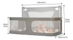 Cuna Funcional Colecho Para Bebé Plegable Con Mosquitera - Imagen 4