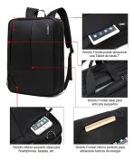 Mochila Ejecutiva 17.3 Multifuncional, Cómoda E Impermeable - Imagen 5