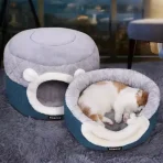 Cama Semi Cerrada Y Transformable Para Mascotas (talla M) - Imagen 4