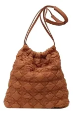 Cartera De Hombro Bomp 77 Estilo Puffer - Imagen 4