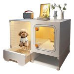 jaula canil decorativa para mascotas - Jaula Canil Decorativa Doble Cabina Interior Para Mascotas