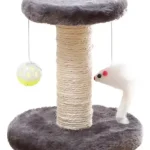 Pedestal Rascador Para Gatos Con Colgantes Para Divertirse