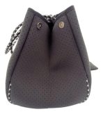 Cartera De Hombro Taylin Estilo Tote Rosa Y Negro - Imagen 10