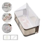 Cuna Funcional Colecho Para Bebé Plegable Con Mosquitera - Imagen 2