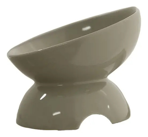 Bowl De Cerámica Para Mascotas Inclinado