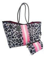 Cartera De Hombro Taylin Estilo Tote Animal Print - Imagen 8