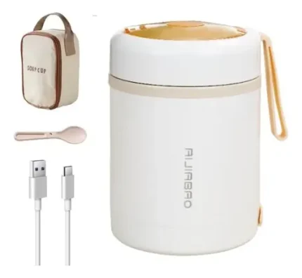 lonchera USB 600 ml - Lonchera Usb 600 Ml Para Oficina Y Viajes