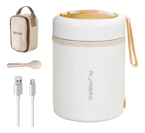 lonchera USB 600 ml - Lonchera Usb 600 Ml Para Oficina Y Viajes