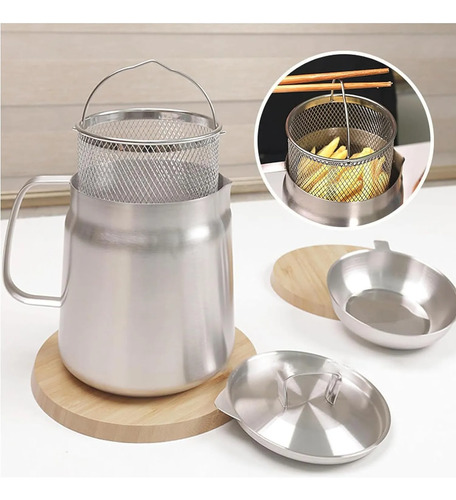 D_609443-MLC111455188552_052026-O.jpg mini freidora de cocina 1,5 litros - Mini Freidora De Cocina Con Canasto 1.5 Litros
