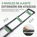 Carro De Carga Ultra Resistente 200kg Plegable De 6 Ruedas - Imagen 9