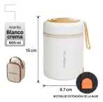 Lonchera Usb 600 Ml Para Oficina Y Viajes - Imagen 2