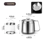 Mini Freidora De Cocina Con Canasto 1.5 Litros - Imagen 3